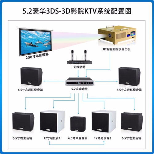 ROYAL皇家88/Beismy BMK5.2豪华 旗舰 3DS-3D智能影院KTV音响系统